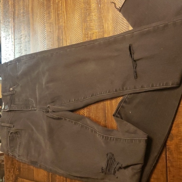 Madewell 9-Inch High Waist Skinny Jeans in Black Sea - Picture 5 of 10